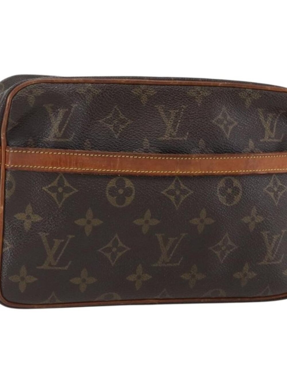 LOUIS VUITTON Monogram Compiegne 23 Clutch Bag M51847 LV Auth bs33130
